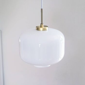 Dyberg Larsen Arp závesná lampa, zavesenie mosadz