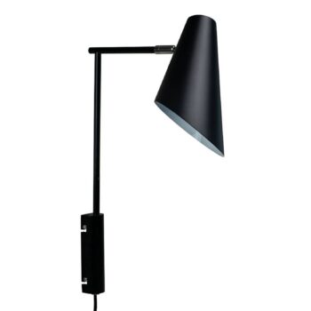 Dyberg Larsen Cale nástenné svetlo 46 cm čierna
