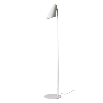 Dyberg Larsen Cale stojaca lampa z kovu, biela
