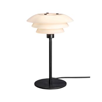 Dyberg Larsen DL20 stolná lampa sklo, čierna
