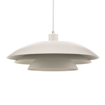 Dyberg Larsen DL45 závesná lampa kovová biela