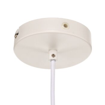 Dyberg Larsen DL45 závesná lampa kovová biela