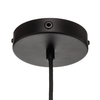 Dyberg Larsen DL45 závesná lampa kovová čierna