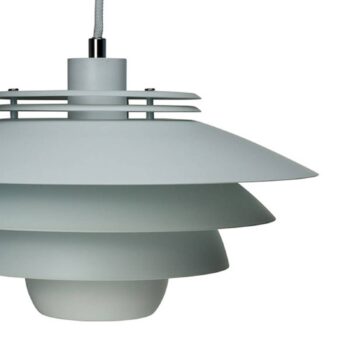 Dyberg Larsen Ejka závesná lampa z kovu, biela