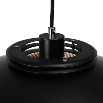 Dyberg Larsen Ejka závesná lampa z kovu, čierna