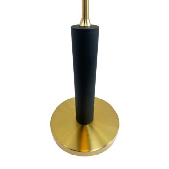 Dyberg Larsen LED dobíjacia stojacia lampa Yoyo, čierna, výška 125 cm