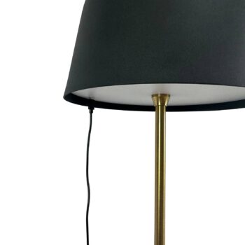 Dyberg Larsen LED dobíjacia stojacia lampa Yoyo, čierna, výška 125 cm