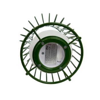 Dyberg Larsen LED dobíjacia stolová lampa Basket, zelená, kov