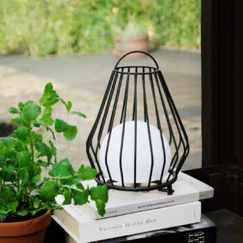 Dyberg Larsen LED dobíjacia stolová lampa Evesham, výška 23 cm