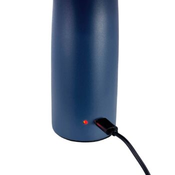 Dyberg Larsen LED dobíjacia stolová lampa Porter, modrá, výška 16 cm