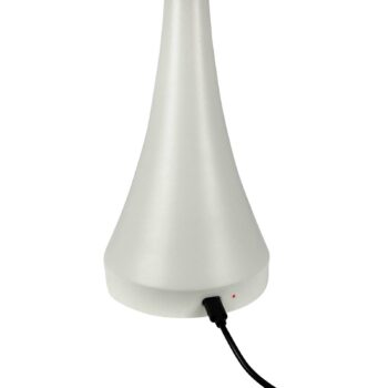 Dyberg Larsen LED dobíjacia stolová lampa Vienna, krémová, výška 28 cm