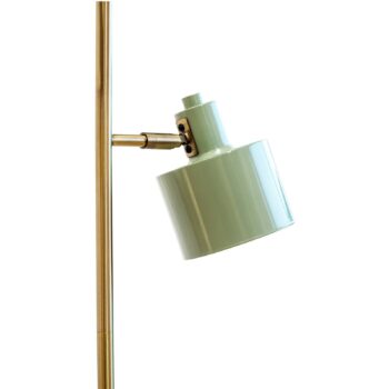 Dyberg Larsen Ocean stojacia lampa, olivová farba, výška 160 cm, kov