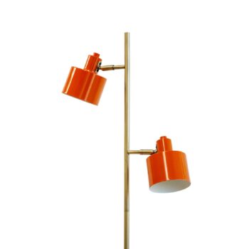 Dyberg Larsen Ocean stojacia lampa, oranžová, výška 160 cm, kov