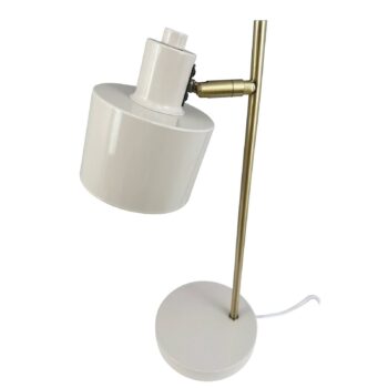 Dyberg Larsen Ocean stolová lampa, béžová, výška 43 cm, kov