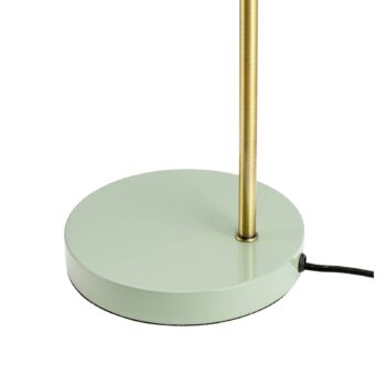 Dyberg Larsen Ocean stolová lampa, olivová farba, výška 43 cm, kov