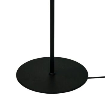Dyberg Larsen Oslo stojaca lampa z kovu, čierna