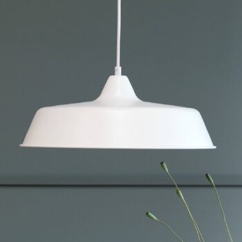 Dyberg Larsen Raw závesná lampa, biela
