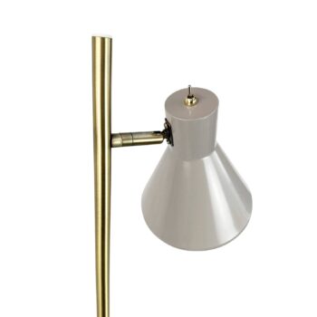 Dyberg Larsen Sleep stojacia lampa, hnedá, výška 165 cm, oceľ