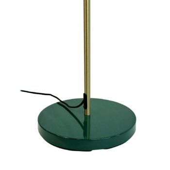 Dyberg Larsen Stojacia lampa Ocean, tmavo zelená, 160 cm, 2-pl.