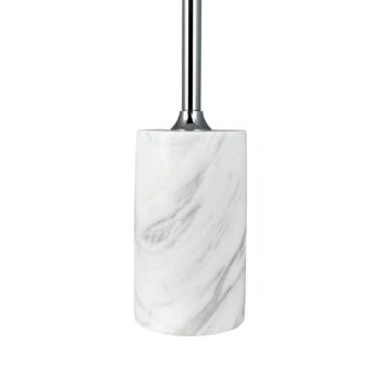 Dyberg Larsen Stolová LED lampa Starlight, chróm/biela