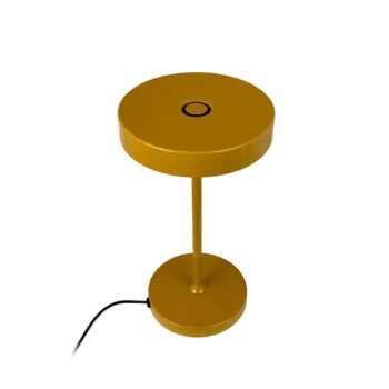 Dyberg Larsen Stolová LED lampa Starlight, žltá, výška 26 cm