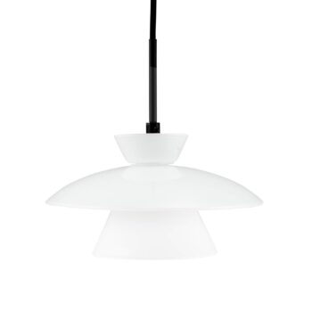 Dyberg Larsen Valby sklenená závesná lampa, Ø 20 cm