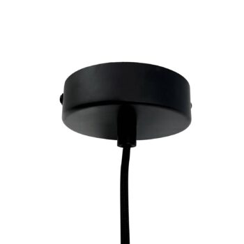 Dyberg Larsen Wum závesná lampa Ø 18,5 cm čierna matná
