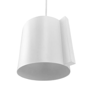 Dyberg Larsen Wum závesná lampa Ø 23 cm biela