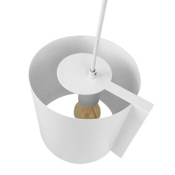Dyberg Larsen Wum závesná lampa Ø 23 cm biela