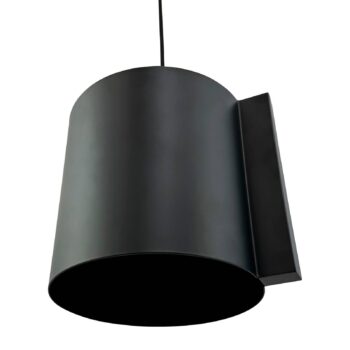 Dyberg Larsen Wum závesná lampa Ø 23 cm čierna matná