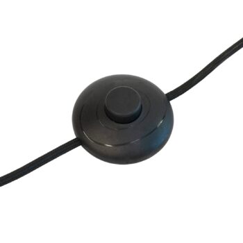 Dyberg Larsen stojacia lampa Miles, čierna, výška 154,5 cm