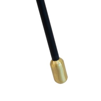 Dyberg Larsen stojacia lampa Miles, čierna, výška 154,5 cm