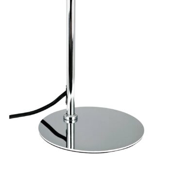 Dyberg Larsen stolová lampa DL12, chróm, výška 39,5 cm, kov