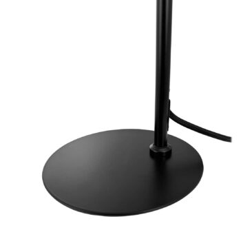 Dyberg Larsen stolová lampa DL12, čierna, výška 39,5 cm, kov