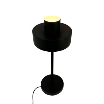 Dyberg Larsen stolová lampa Stoke, čierna, výška 49,5 cm
