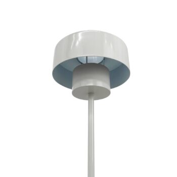 Dyberg Larsen stolová lampa Stoke, tmavo biela, výška 49,5 cm