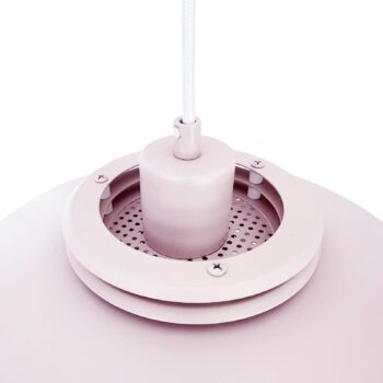 Dyberg Larsen závesná lampa Ejka mini, ružová, Ø 30 cm, kov