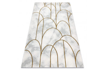 Dywany Łuszczów, AKCIA: 180x270 cm Kusový koberec Emerald 1016 cream and gold, biela, kancelária