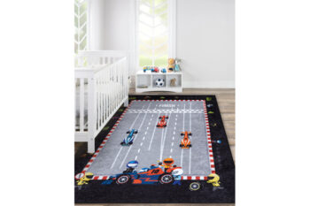 Dywany Łuszczów, AKCIA: 80x150 cm Detský kusový koberec Junior 52108.801 Formula 1, viacfarebná, detská izba