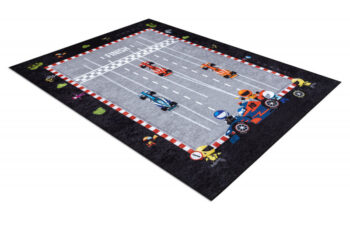 Dywany Łuszczów, AKCIA: 80x150 cm Detský kusový koberec Junior 52108.801 Formula 1, viacfarebná, detská izba