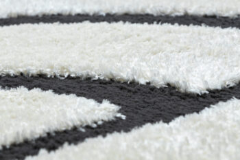 Dywany Łuszczów, AKCIA: 80x150 cm Kusový koberec Mode 8631 geometric cream/black, čiernobiela, detská izba