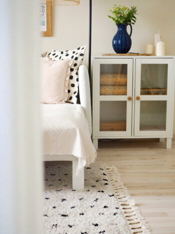 Dywany Łuszczów, Behúň Berber Syla B752 dots cream, 80x250, biela, kuchyňa
