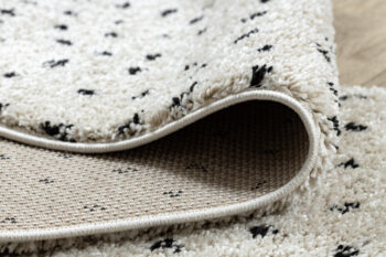Dywany Łuszczów, Behúň Berber Syla B752 dots cream, 80x250, biela, kuchyňa