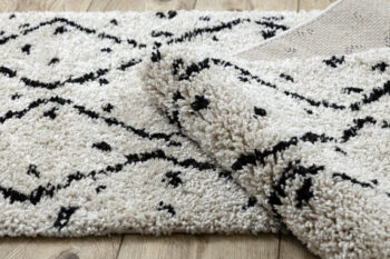 Dywany Łuszczów, Behúň Berber Tetuan B751 cream, 80x250, biela, obývacia izba