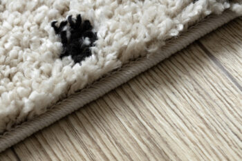 Dywany Łuszczów, Behúň Berber Tetuan B751 cream, 80x250, biela, obývacia izba