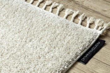 Dywany Łuszczów, Kusový koberec Berber 9000 cream, 180x270, biela, obývacia izba
