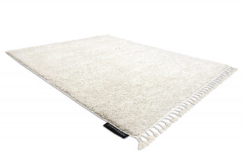 Dywany Łuszczów, Kusový koberec Berber 9000 cream, 180x270, biela, obývacia izba