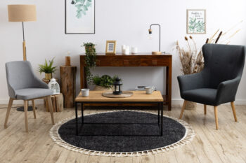 Dywany Łuszczów, Kusový koberec Berber 9000 grey kruh, 120x120 (priemer) kruh, šedá, obývacia izba