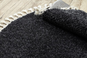 Dywany Łuszczów, Kusový koberec Berber 9000 grey kruh, 160x160 (priemer) kruh, šedá, obývacia izba