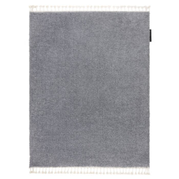 Dywany Łuszczów, Kusový koberec Berber 9000 light grey, 80x150, šedá, obývacia izba